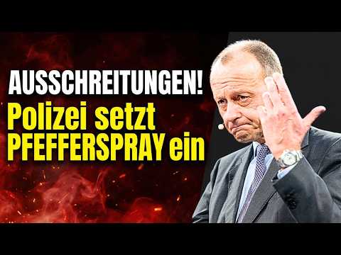 CHAOS auf den Straßen! Polizei greift DURCH — Pfefferspray gegen DEMONSTRANTEN