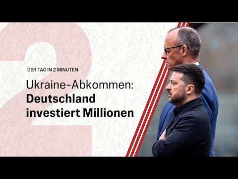Deutschland baut Unterstützung für Ukraine deutlich aus | Der Tag in 2 Minuten