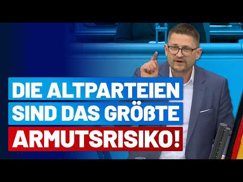 Die Altparteien sind die Ursache für steigende Armut! René Springer deckt Lügen der Regierung auf!