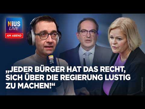 Die Meinungsfreiheit in Deutschland ist mehr als in Gefahr I NIUS Live am Abend vom 15. April 2026
