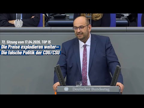 Die Preise explodieren weiter — Meine Rede vom 17.04.2026