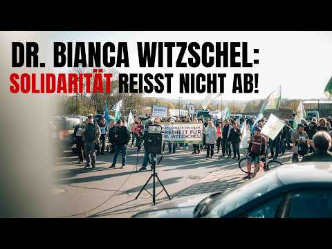 Dr. Bianca Witzschel: Solidarität reißt nicht ab!