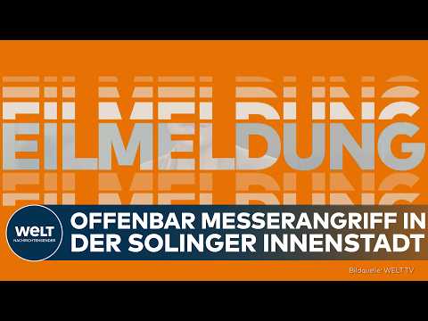 EIL: Offenbar Messerangriff mit Verletzten in Solingen! – Polizei im Großeinsatz!