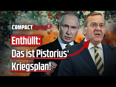 Enthüllt: Das ist Pistorius‘ Kriegsplan!💥