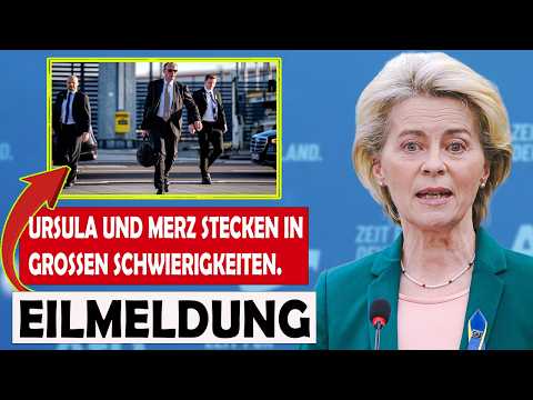 EUROPAS GRÖSSTE SCHANDE! Ursula ist entkommen! Merz ist der Nächste
