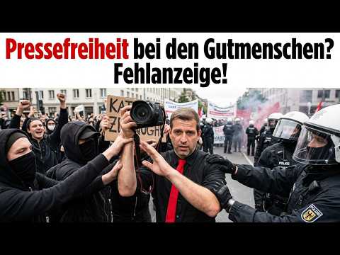 🔥PRESSEFREIHEIT BEI DEN GUTMENSCHEN❓️ FEHLANZEIGE‼️