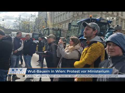 🚜 Wut-Bauern in Wien: Protest vor Ministerium