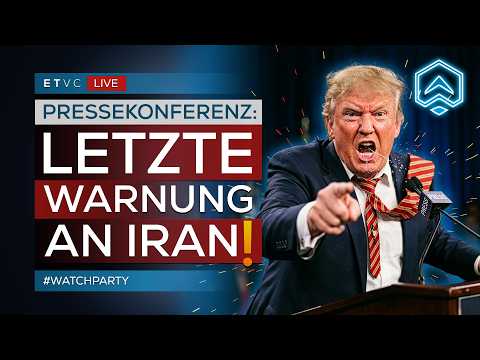 🟥 TRUMP: Letzte PRESSEKONFERENZ vor dem TOTALEN KRIEG? | #WATCHPARTY