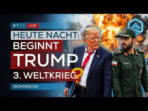 🟥 ULTIMATUM: TRUMP droht IRAN AUSZULÖSCHEN! 💥💀 Noch HEUTE Nacht! | #KOMMENTAR