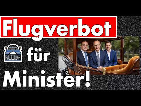 Flugverbot für Minister & kriegsähnliche Wirtschaft! Politiker reagieren klug & zeitnah!