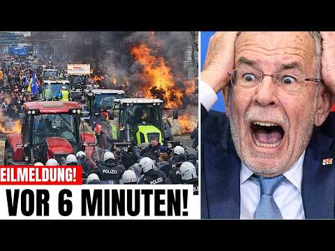GERADE EBEN! Bauern Stürmen Wien und Blockieren alle Straßen (Wien im Ausnahmezustand!)