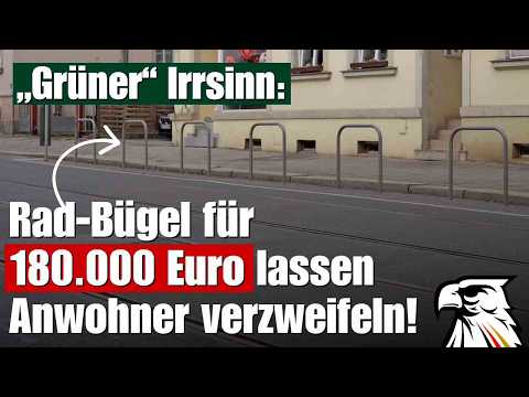 „Grüner“ Irrsinn: Rad-Bügel für 180.000 Euro lassen Anwohner verzweifeln!