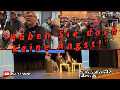„Haben Sie keine Angst“ Thema: BILDUNG AfD Bürgerdialog Gegendemo Antifa Salzwedel 8.4.26 „Haben Sie keine Angst“ Thema: BILDUNG AfD Bürgerdialog Gegendemo Antifa Salzwedel 8.4.26