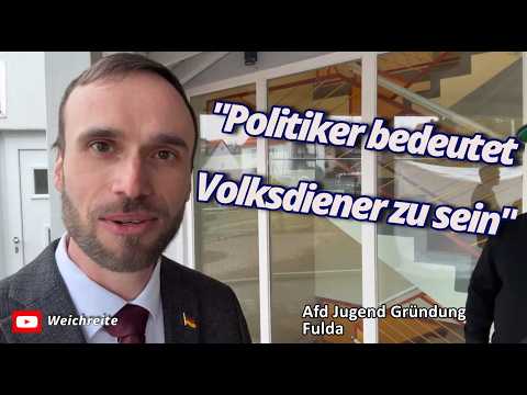 „Haben viele Mitglieder mit Migrationshintergrund“ Pascal Schleich AfD Jugend Gründung Fulda 28.3.26