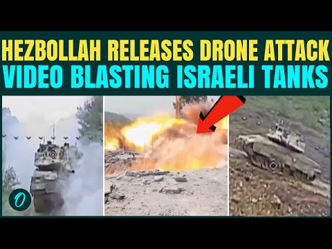Hezbollah Drone Video Shows Merkava Tanks BLASTED in Lebanon | IDF Hit Hard In South Lebanon Hezbollah Drone Video Shows Merkava Tanks BLASTED in Lebanon | IDF Hit Hard In South Lebanon