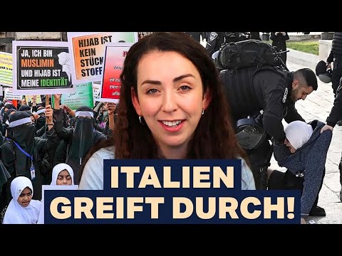 Hijab-Trägerinnen glauben, sie könnten sich in Italien frei bewegen – bis sie DAS erleben!