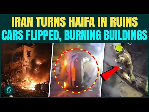 Iran’s Cluster Attack DEVASTATES Haifa | Cars Flipped, Fires Rage Across City As Missile Rain Iran’s Cluster Attack DEVASTATES Haifa | Cars Flipped, Fires Rage Across City As Missile Rain
