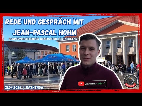 Jean-Pascal Hohm (Vorsitzender GD + AfD MdL) – Rede und Gespräch in Rathenow | 21.04.2026