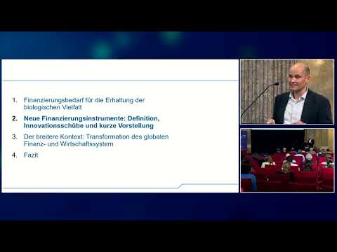 Julian Rode: Neue Finanzierungsinstrumente für die Erhaltung der biologischen Vielfalt