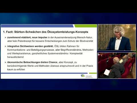 Karsten Grunewald: Ökosystemleistungen: Die gesellschaftliche Relevanz neuer Entscheidungsgrundlagen