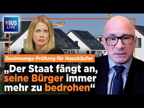 Kein Haus für Regierungskritiker? Das Gruselgesetz, das Deutschland kennen muss | NIUS Live am 10.04