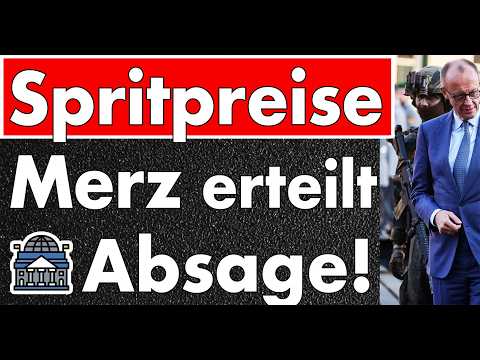 Keine Senkung der Spritpreise in Sicht! Merz beruft Pressekonferenz ein um nichts zu verkünden!