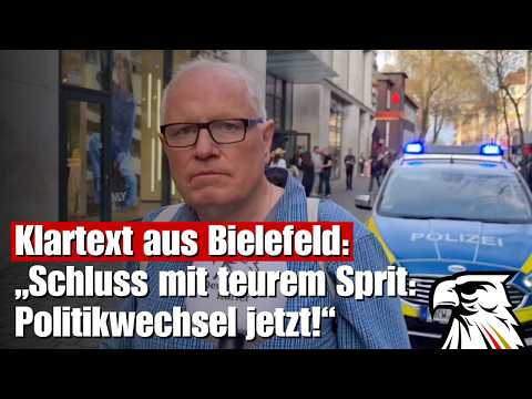 Klartext aus Bielefeld: „Schluss mit teurem Sprit: Politikwechsel jetzt!“