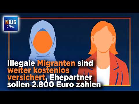 Krankenkassen: Ehepartner sollen zahlen – illegale Migranten nicht | NIUS Live vom 31.03.2026