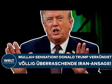 KRIEG IN NAHOST: Mullah-Sensation? Donald Trump verkündet völlig überraschende Iran-Ansage!