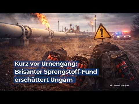 Kurz vor Urnengang: Brisanter Sprengstoff-Fund erschüttert Ungarn