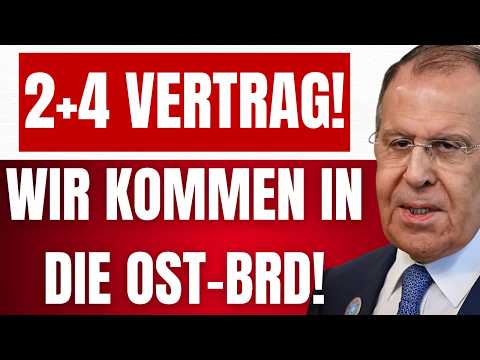 LAWROW gibt ENTSENDUNG RUSSISCHER TRUPPEN nach OSTDEUTSCHLAND bekannt! – 2+4 – OST-BRD wird BESETZT! LAWROW gibt ENTSENDUNG RUSSISCHER TRUPPEN nach OSTDEUTSCHLAND bekannt! – 2+4 – OST-BRD wird BESETZT!