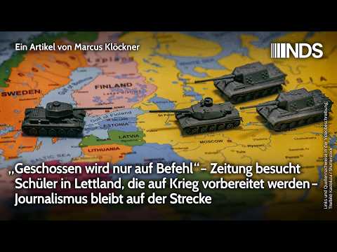 Lettland: Zeitung besucht Schüler im Kriegstraining – Journalismus bleibt auf der Strecke | NDS