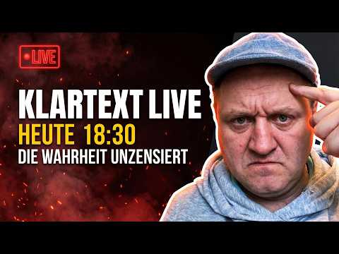 LIVE: Eure Fragen, meine Antworten — KLARTEXT ab 18:30