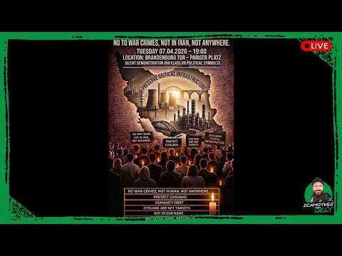 Live in Berlin | Kundgebun: „no war crimes. not in Iran, not anywhere.“ | 07.04.2026