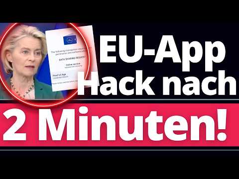 MEGA-GAU: Neue EU App für Altersverifikation wird in 2 Minuten gehacked!!