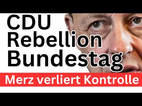 Merz Ende ❌ CDU-Abgeordnete rebellieren ❌