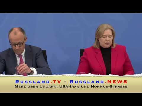 Merz über Ungarn, USA -Iran und Hormus -Straße