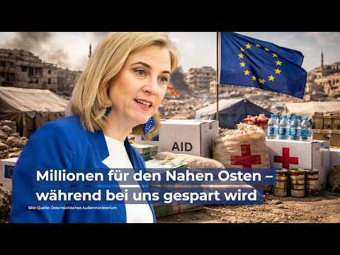 Millionen für den Nahen Osten – während bei uns gespart wird