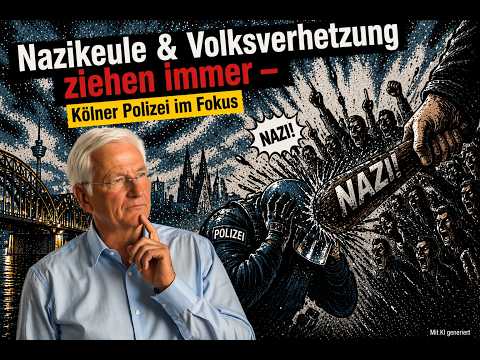 Nazikeule & Volksverhetzung ziehen immer – Kölner Polizei im Fokus Nazikeule & Volksverhetzung ziehen immer – Kölner Polizei im Fokus