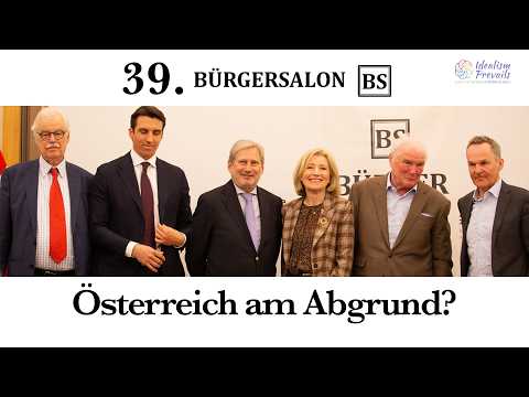 Österreich nach vorne bringen (39. Bürgersalon – J. Hahn, W.Hofer, S. Neubauer, F. Schellhorn)