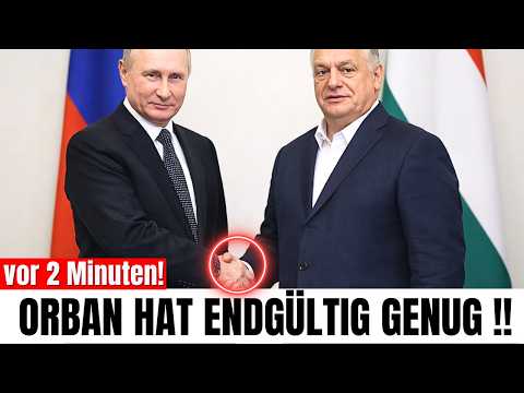 ORBAN WARNT! Russland-Gas aufgeben ruiniert uns – Merz TOBT!