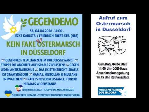 Ostermärsche in Düsseldorf 4.4.26