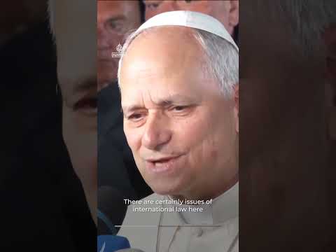 Pope Leo slams Trump’s threat that Iran’s ‘civilisation will die’ | AJ #shorts