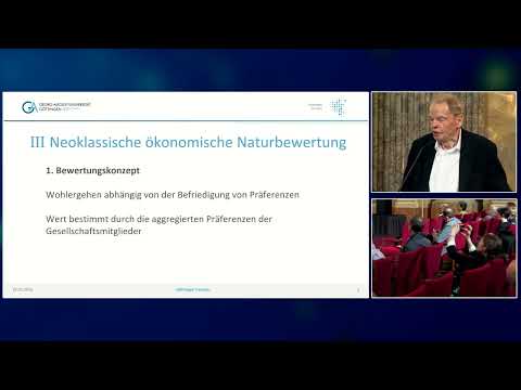 Rainer Marggraf: Die historische Entwicklung der ökonomischen Bewertung der Natur