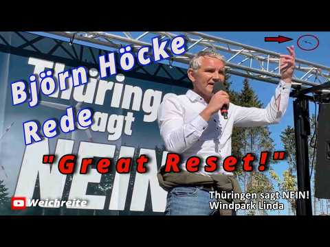 Rede von Björn Höcke „Great Reset“ AfD zum Windpark Linda „Thüringen sagt Nein!“ 25.4.26