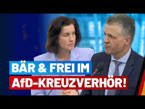 Regierungsbefragung: Bär & Frei im AfD-Kreuzverhör! – AfD-Fraktion im Bundestag
