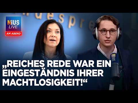 Reiche gibt zu: Wirtschaftswachstum schrumpft auf 0,5 Prozent | NIUS Live am Abend vom 22.04.2026
