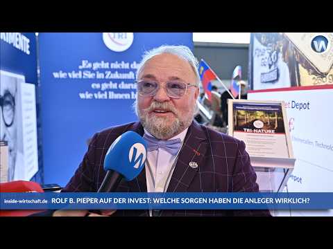 Rolf B. Pieper (TRI Concept):  „Alle rechnen mit dem neuen Super-Zyklus bei den Rohstoffen“