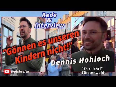 „Schüsse in einer Kleinstadt!“ Rede & Interview Dennis Hohloch AfD „Es reicht!“ Fürstenwalde 21.4.26