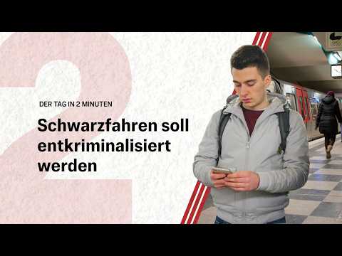 Schwarzfahren bald straffrei? Justizministerin will Gesetz ändern | Der Tag in 2 Minuten